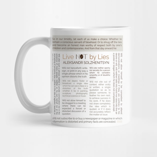 Live not by Lies Alexander Solzhenitsyn by emadamsinc